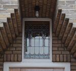 Mooi glas in lood als bovenlicht bij de voordeur.
<br/>
Richard Keijzer, 2014-11-18